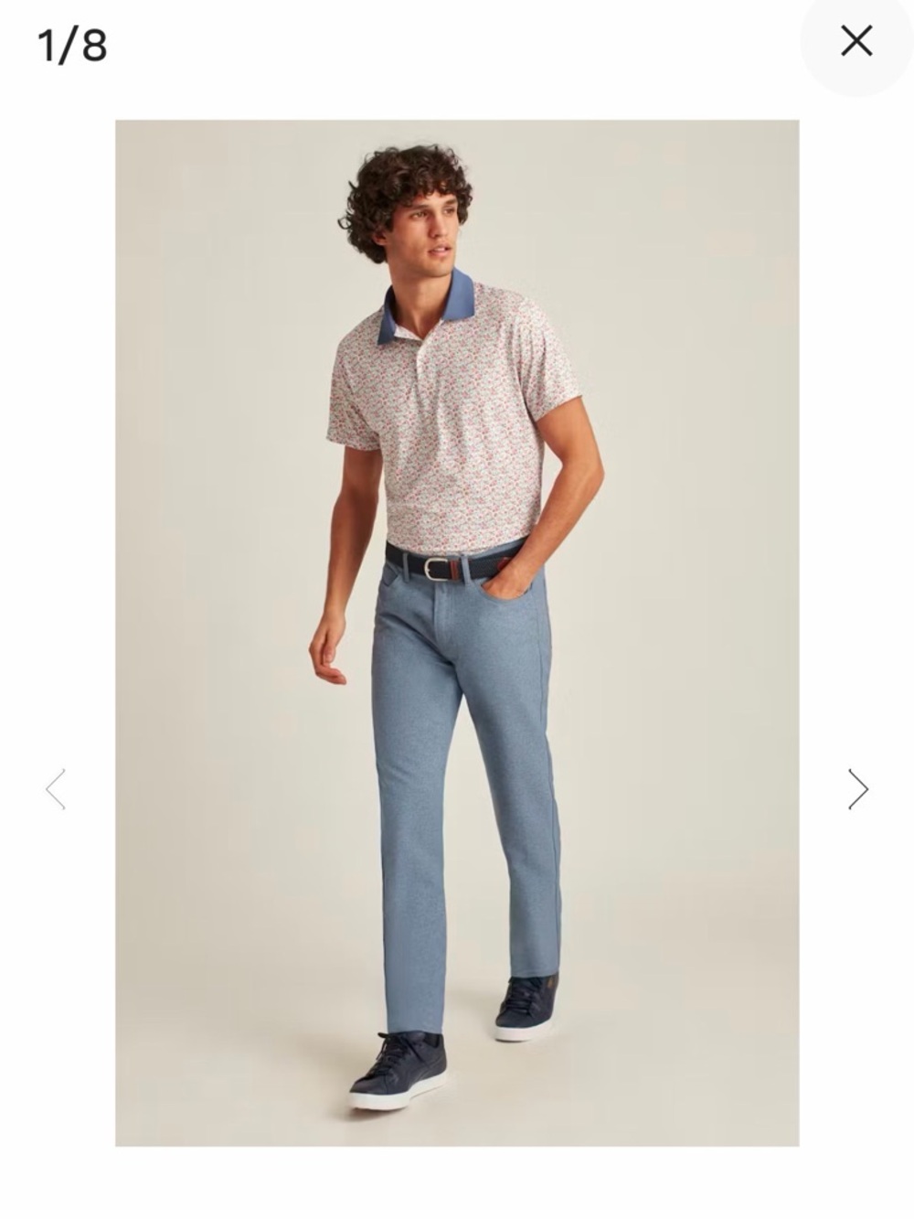 Bonobos Men's Athletic Chino Pants in Slate Blue 32/34